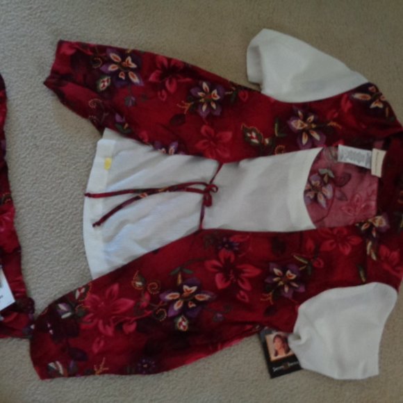 Vintage Jacklyn Smith top / skirt suit NWT - Picture 4 of 6